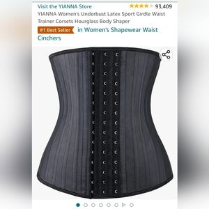 Yianna latex waist trainer